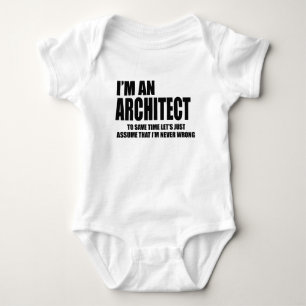Architekt Baby Strampler