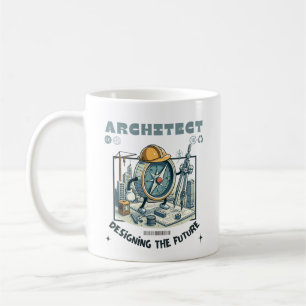 Architekt, der die Zukunft entwirft Kaffeetasse