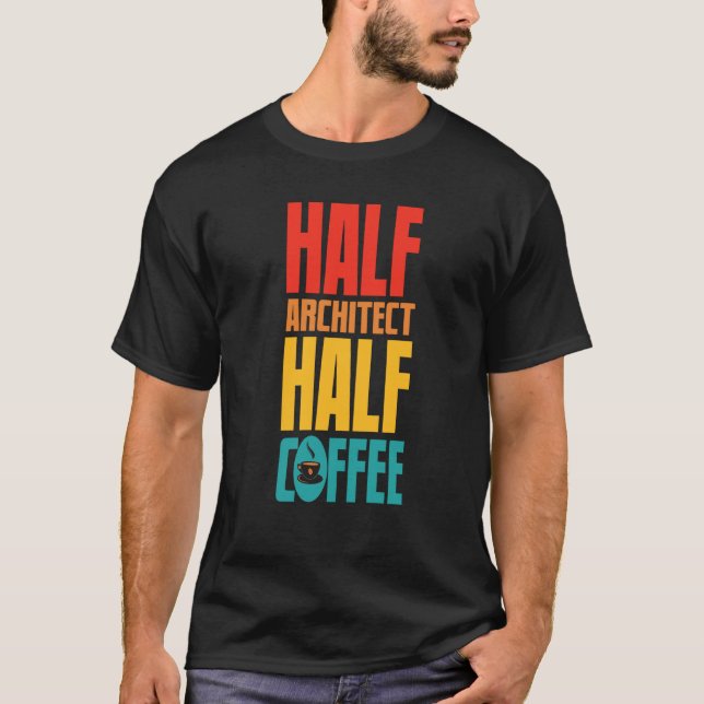 Architekt für Kaffee T-Shirt (Vorderseite)