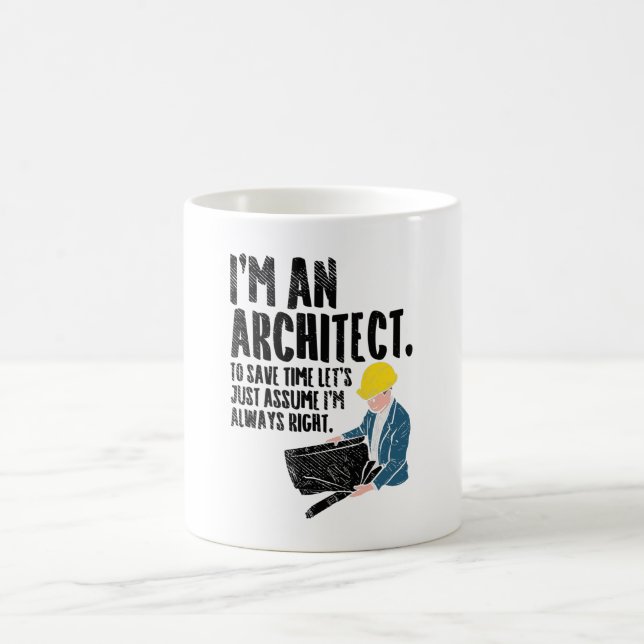 Architekt - Ich bin Architekt Kaffeetasse (Mittel)