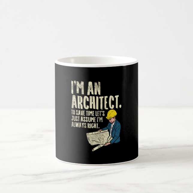 Architekt - Ich bin Architekt Kaffeetasse (Mittel)