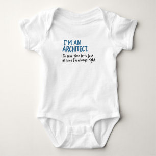 Architekt - Ich bin ein Architekt Baby Strampler