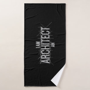 Architekt - Ich bin ein Architekt Badehandtuch Badhandtuch Set