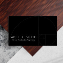 Architekt Instagram folgen uns Schwarz und Weiß Visitenkarte