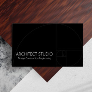 Architekt Instagram folgen uns Schwarz und Weiß Visitenkarte