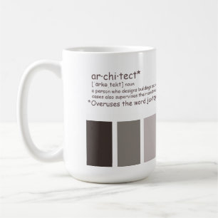 Architekt. Kaffeetasse
