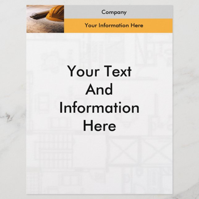 Architekt Letterhead (Vorderseite)