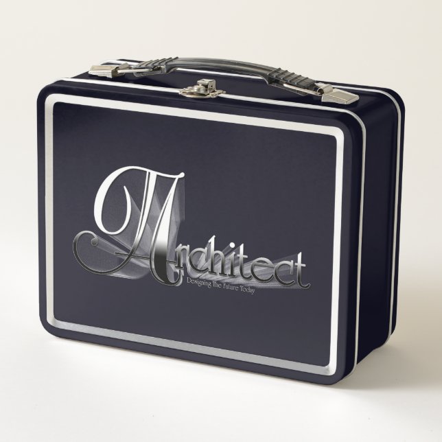 Architekt Metall Lunch Box (Vorderseite)