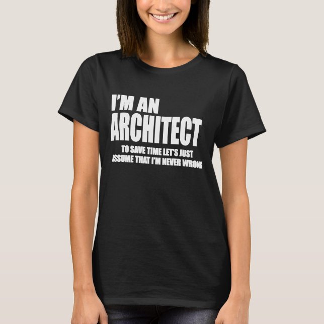 Architekt T-Shirt (Vorderseite)