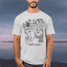 Architekt und Bauherr schauen sich die Pläne des H T-Shirt