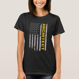 Architekt US-Fahne für eine Architekturarchitektur T-Shirt