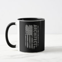 Architekt USA-Flagge abgenutztes Design