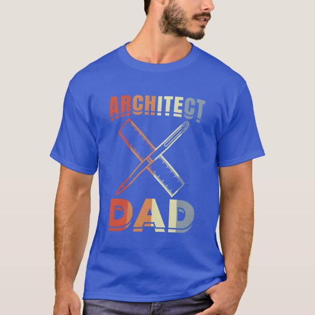 Architekt Vater Freund T-Shirt (Vorderseite)
