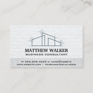 Architekt   Zuhause Repair Services Business Card Visitenkarte