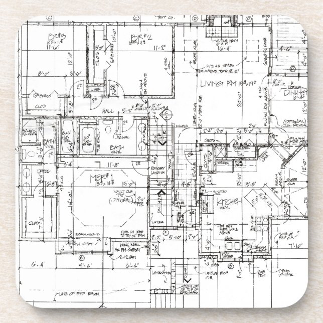 Architekten alles! getränkeuntersetzer (Vorderseite)