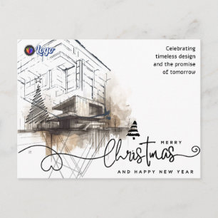 Architekten Bauherr Wasserfarbe Weihnachten Design