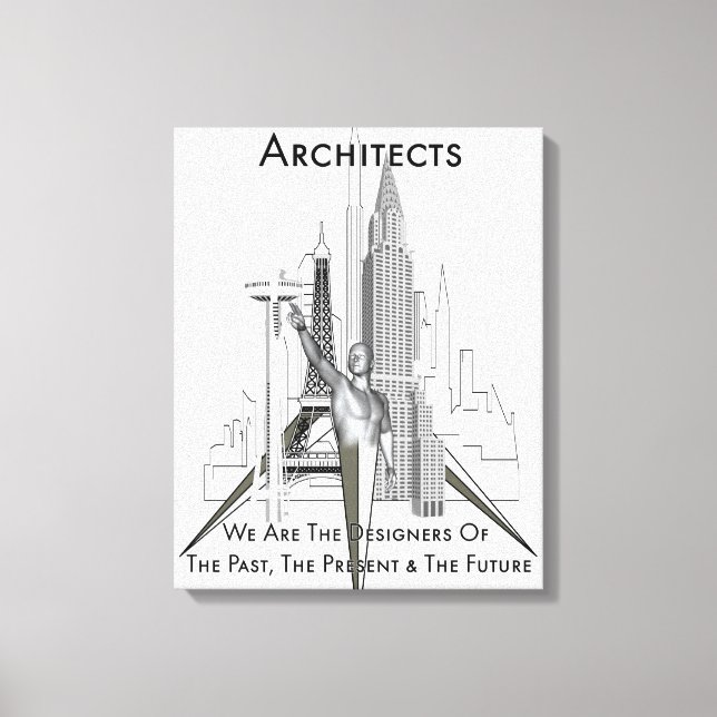 Architekten Canvas Print Leinwanddruck (Vorderseite)