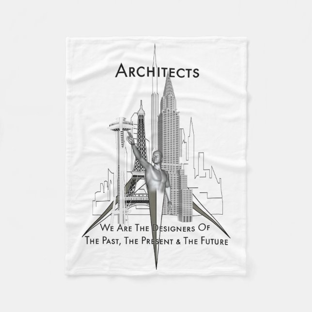 Architekten Fleece Blanket (Vorderseite)