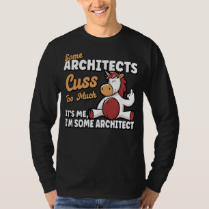 Architekten Fluch Architekt Humor Männer Architekt T-Shirt