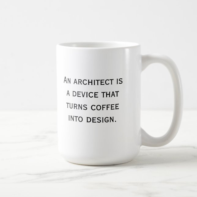 Architekten-Kaffee-Tasse Tasse (Rechts)