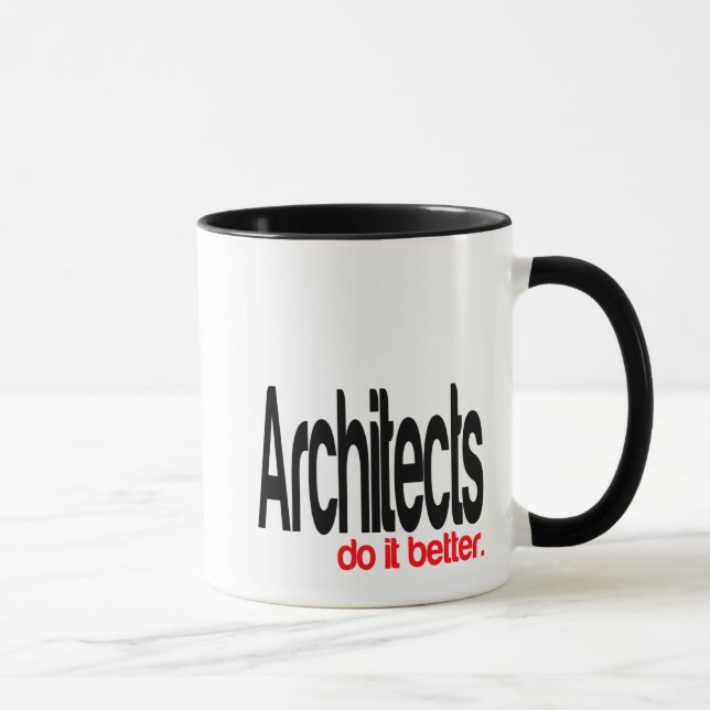 Architekten machen es besser, Tasse zu scherzen (Rechts)