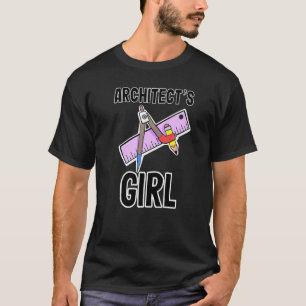 Architekten-Mädchen-Architekten Vater und Mutter p T-Shirt