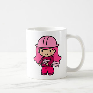 Architekten-Mädchen Tasse