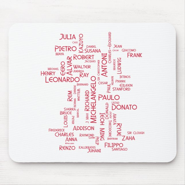 Architekten Mousepad (Vorne)