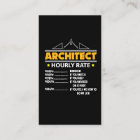 Architekten-stündlicher Anteil-lustiger