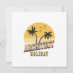 Architekten Urlaub Einladung