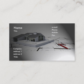 Architekten-Visitenkarte Visitenkarte