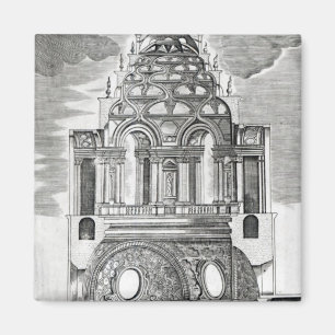 architektonische Illustration Magnet