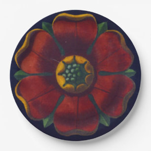 Architektonische Rosette Nr. 1 Pappteller