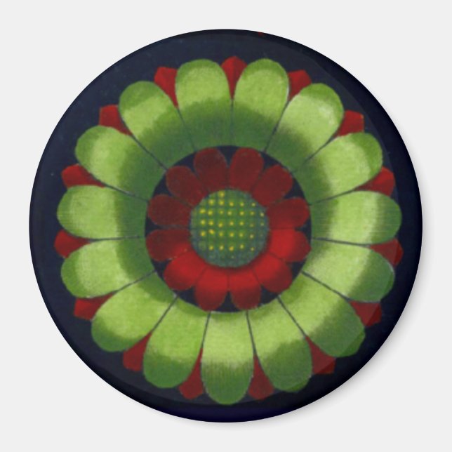 Architektonische Rosette Nr. 2 Magnet (Vorne)