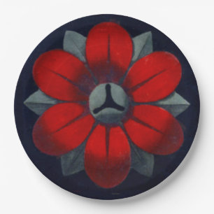 Architektonische Rosette Nr. 3 Pappteller