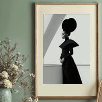 Architektonische Silhouette: einfarbige Avant-Gard