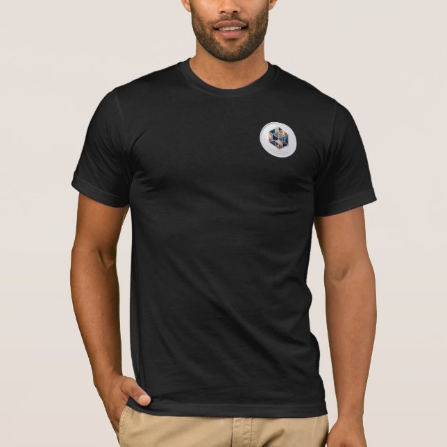 Architektonischer Minimalismus | Premium Geometris T-Shirt (Vorderseite)
