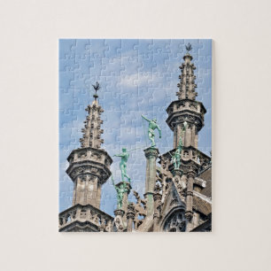 Architektur am Grand Place in Brüssel, Belgien Puzzle