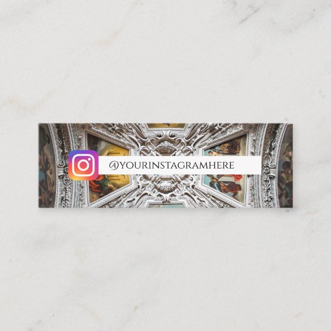 Architektur Antike Kunst Mini Visitenkarte (Vorderseite)