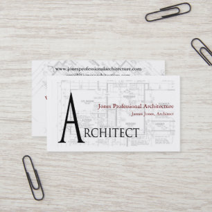 Architektur-Architektur-Visitenkarte Visitenkarte