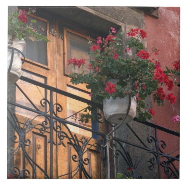 Architektur auf den Straßen von San Miguel de Fliese (Vorderseite)