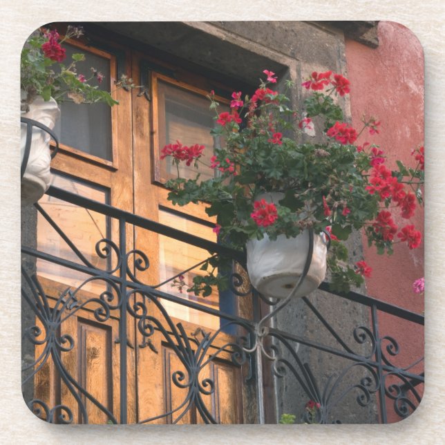 Architektur auf den Straßen von San Miguel de Untersetzer (Vorderseite)