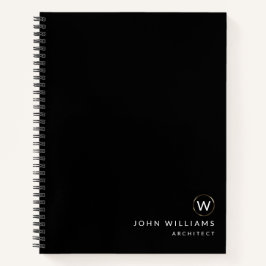 Architektur Beruflich Modernes Minimalistisches Mo Notizbuch