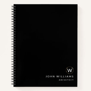 Architektur Beruflich Modernes Minimalistisches Mo Notizbuch