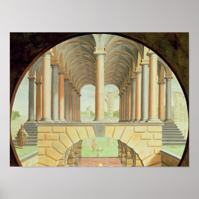 Architektur Capriccio Poster (Vorne)