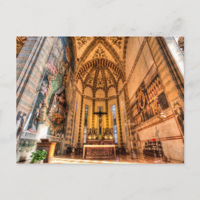  Architektur der Basilika Verona Postkarte (Vorderseite)
