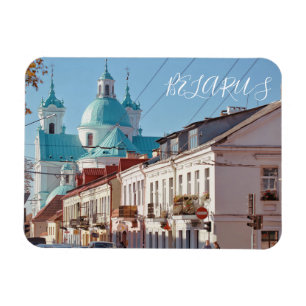 Architektur der belarussischen Gordno-Stadt Magnet