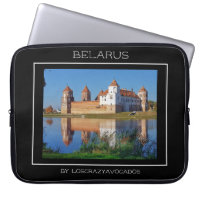 Architektur der Burg Belarus Mir Laptop-Sieb
