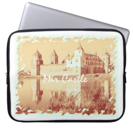 Architektur der Burg Belarus Mir Laptop-Sieb Laptopschutzhülle