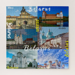 Architektur der Burg Weißrussland Minsk Grodno Mir Puzzle